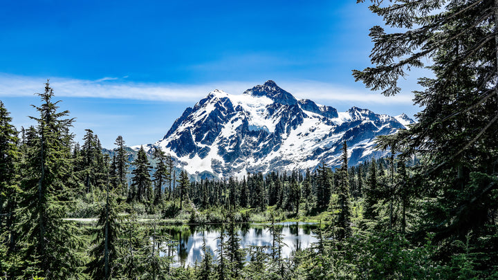 Snowy Mount Baker